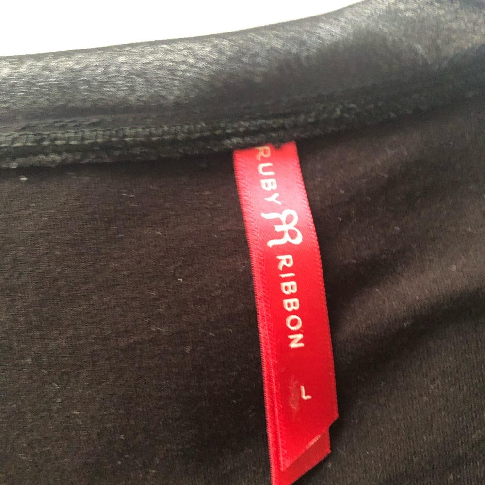 Ruby Ribbon Top In Black - image 4